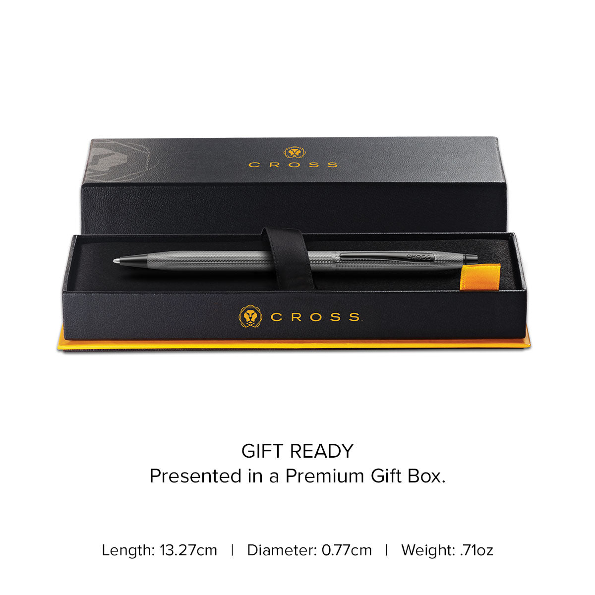 Classic Century® Slate Gray Engraved Diamond Pattern Ballpoint Pen