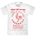 Sriracha Label T-Shirt - White