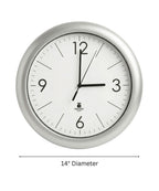 Chicago Lighthouse Designer Quartz Wall Clock – Modern 14” Minimalist Wall Clock