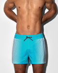 Swim Shorts Super Bright Halftone Neon Blue