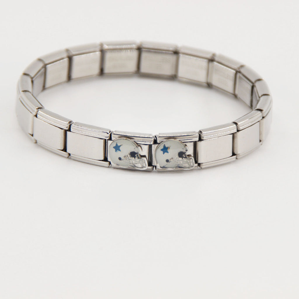 Dallas Cowboys Italian Charm Bracelet – DIY Custom Gift for Fans