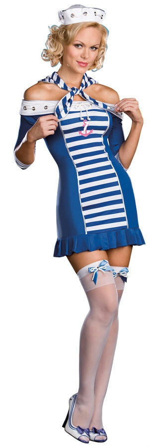 Dreamgirl Women's Ship Shape Sailor Sweetie Adult Costume Size Medium 8-10