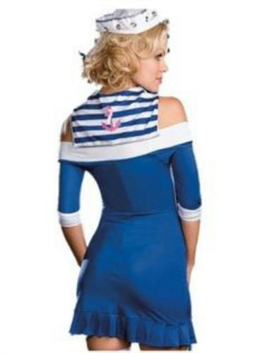 Dreamgirl Women's Ship Shape Sailor Sweetie Adult Costume Size Medium 8-10