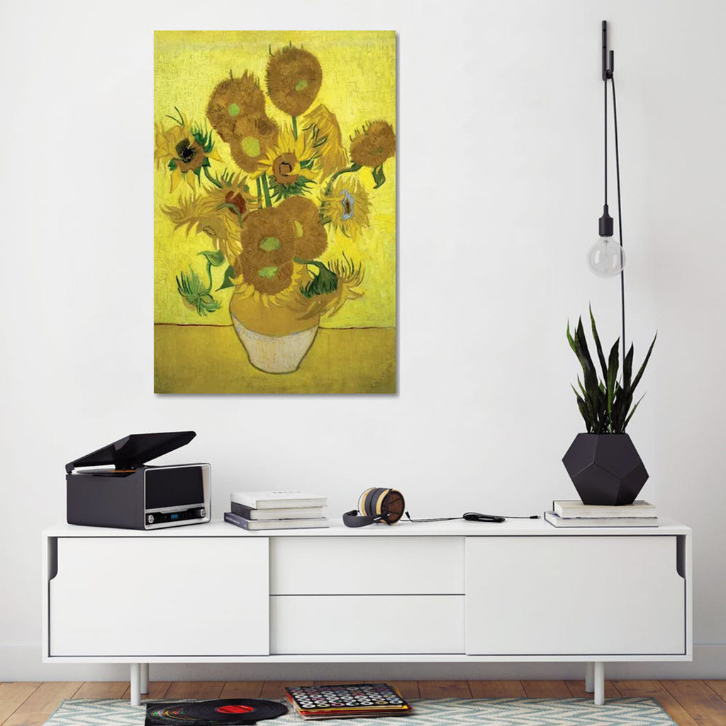 Sunflowers (Repetition Of The Fourth Version), 1889 by Vincent van Gogh