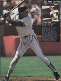 Jack Clark Giants Signed/Autographed Magazine Page Photo 8x10 128702
