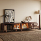 TV Stand For TVs Up To 90" - Dark Brown