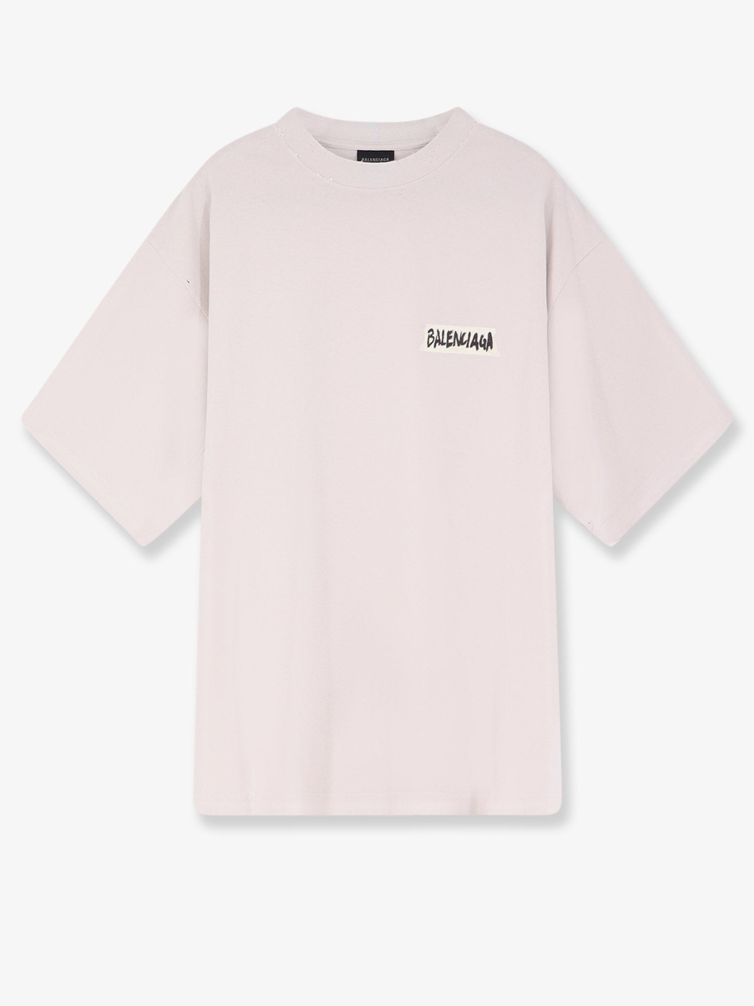 Balenciaga Grey Cotton T-Shirt