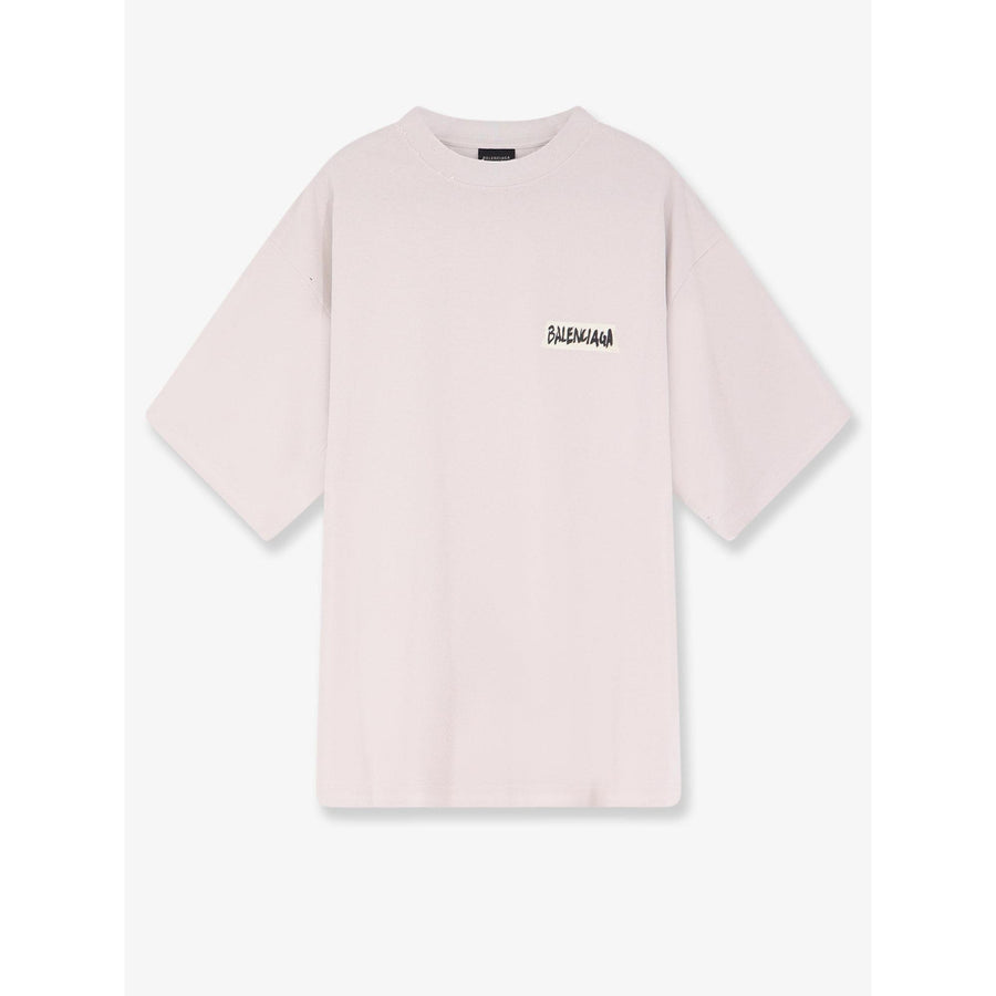Balenciaga Grey Cotton T-Shirt