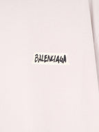 Balenciaga Grey Cotton T-Shirt