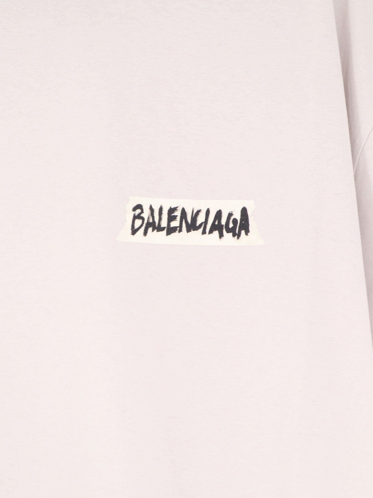 Balenciaga Grey Cotton T-Shirt