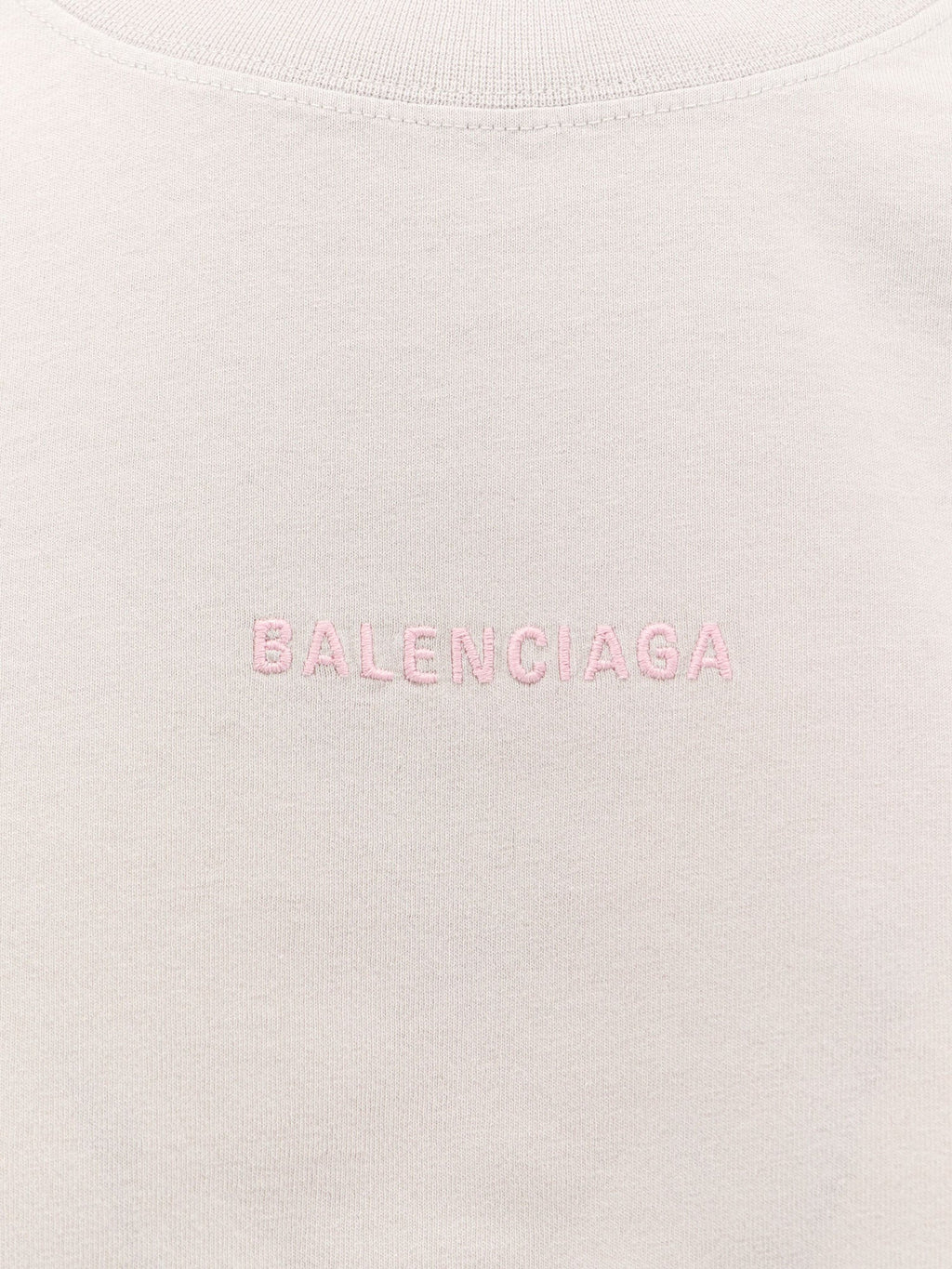 Balenciaga Grey Cotton T-Shirt