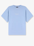 Balenciaga Blue Cotton T-Shirt