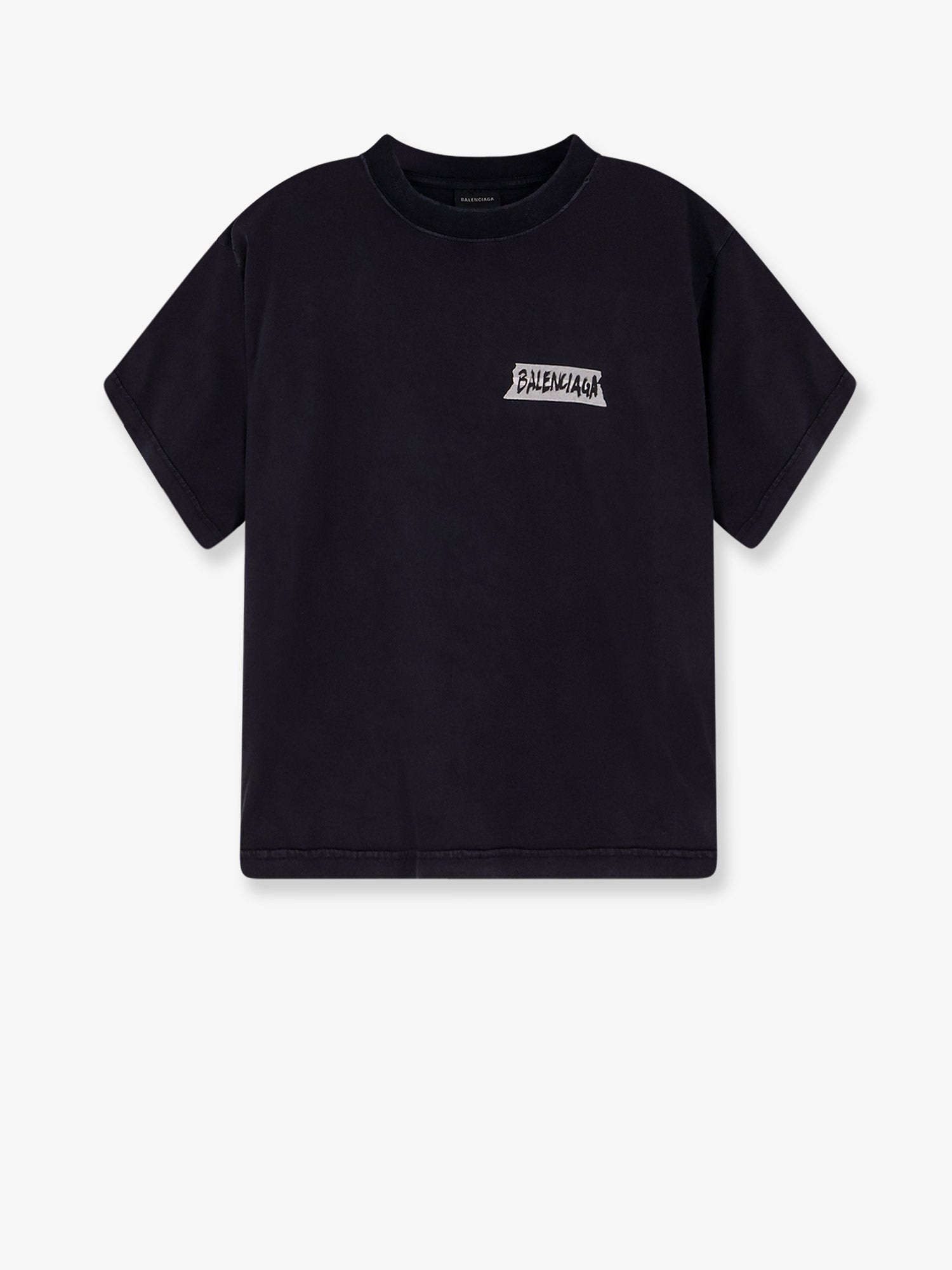 Balenciaga Used Effect Cotton T-Shirt