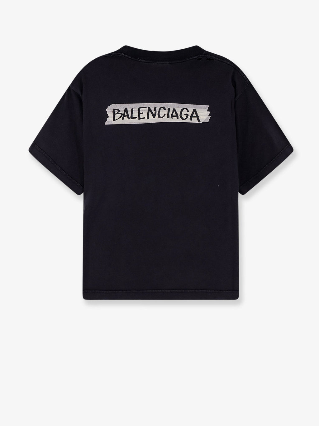 Balenciaga Used Effect Cotton T-Shirt