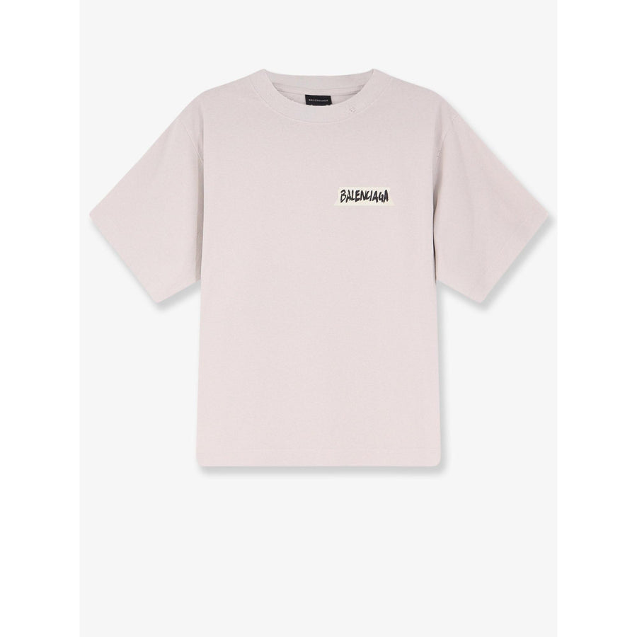 Balenciaga Beige Cotton T-Shirt