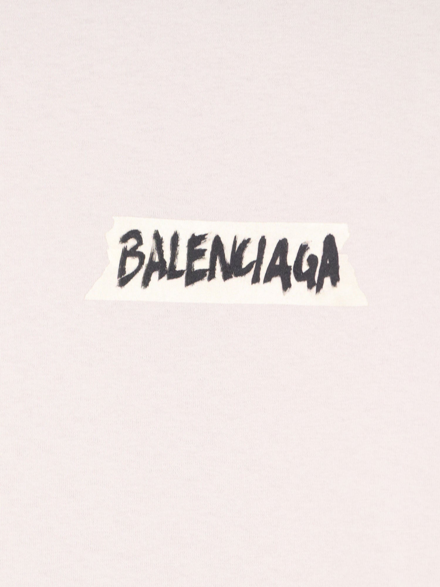 Balenciaga Beige Cotton T-Shirt