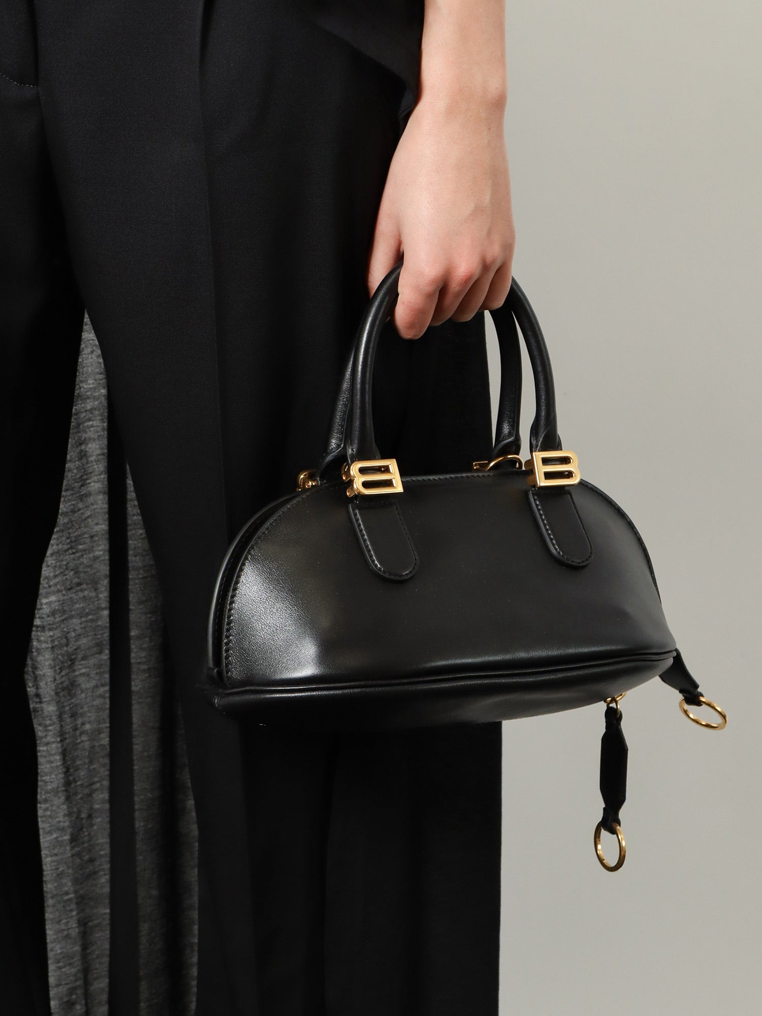 Balenciaga Mini Bowling Bolero Handbag