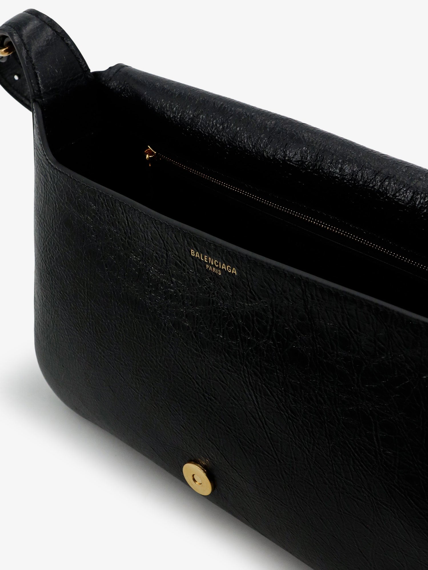 Balenciaga Black Clicca Arena Shoulder Bag