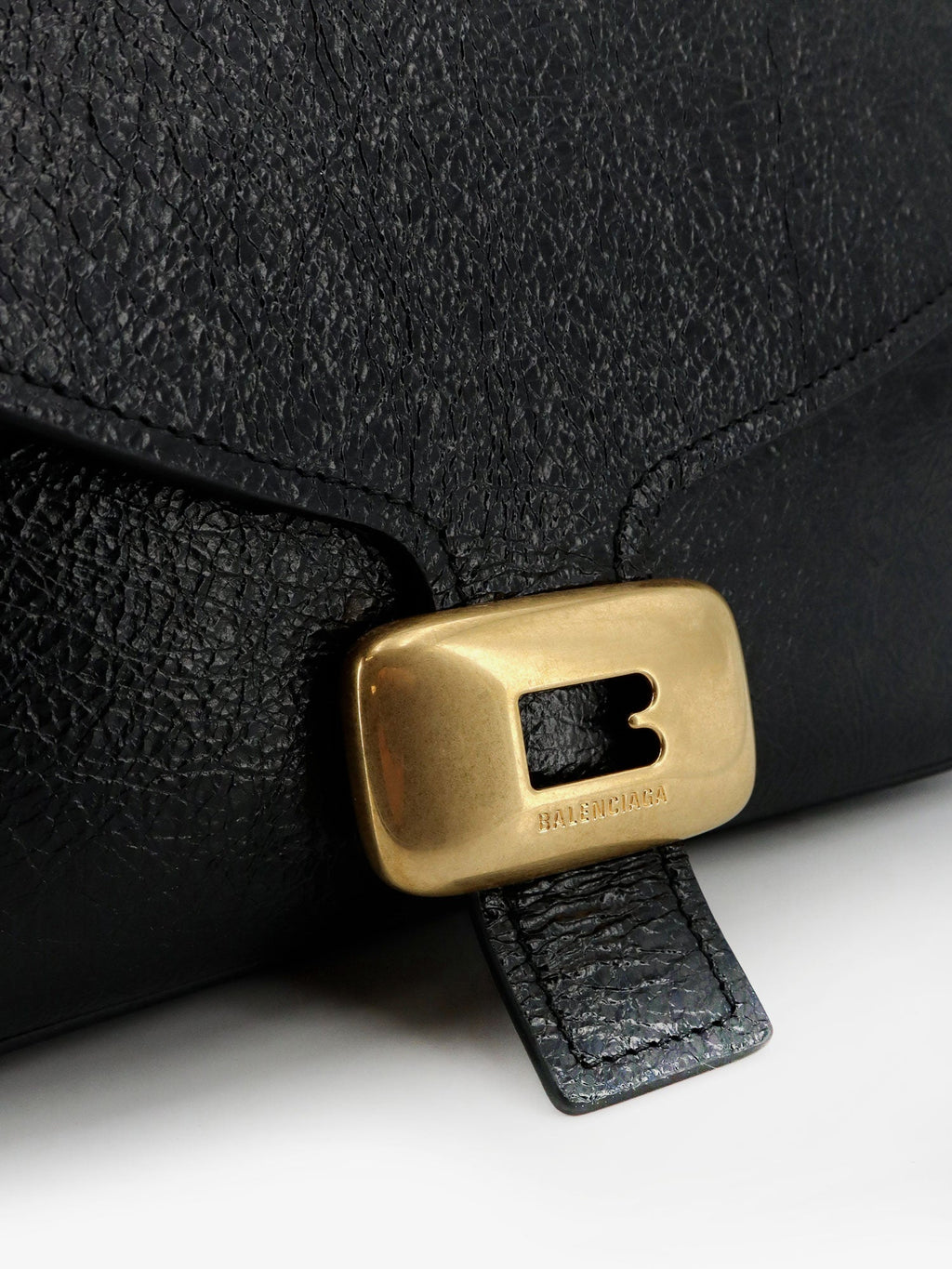Balenciaga Black Clicca Arena Shoulder Bag
