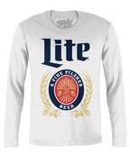 Miller Lite Beer Long Sleeve T-Shirt - White