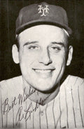 Al Luplow NY Giants Signed/Autographed 3x5  Photo 178581
