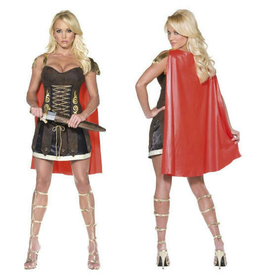 Smiffys Women's Fever Gladiator Adult Ladies Costume Size Medium 10-12