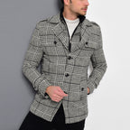 Sequoia Coat // Patterned Black