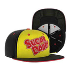 SUGAR DADDY Snapback Hat - Retro Trucker Candy Embroidered Skater Ball Cap🧢✨
