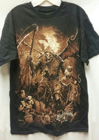 Nightshade Black Series Beautiful Horror End of Time Reaper T-Shirt Sz Medium