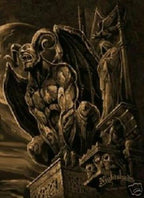 Nightshade Black Series Beautiful Horror Watching, Waiting T-Shirt Sz Large