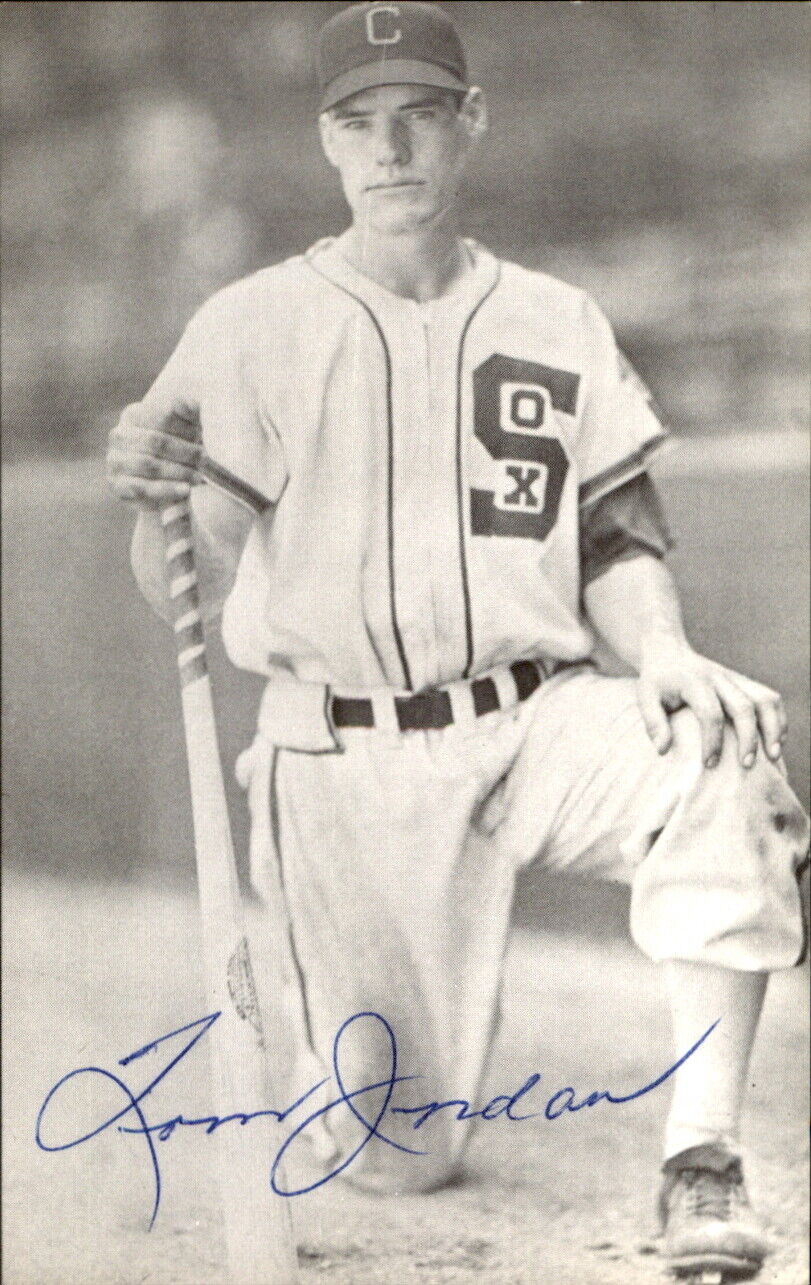 Tom Jordan White Sox Signed/Auto 3x5  Photo 178497