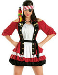 Escante Women's Cap'n Shooter Pirate Adult Costume Small 2-6