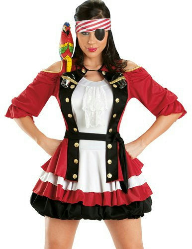 Escante Women's Cap'n Shooter Pirate Adult Costume Small 2-6