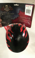 Disguise Hell Riders Vinyl Devil Helmet Costume Accessory Adult Size