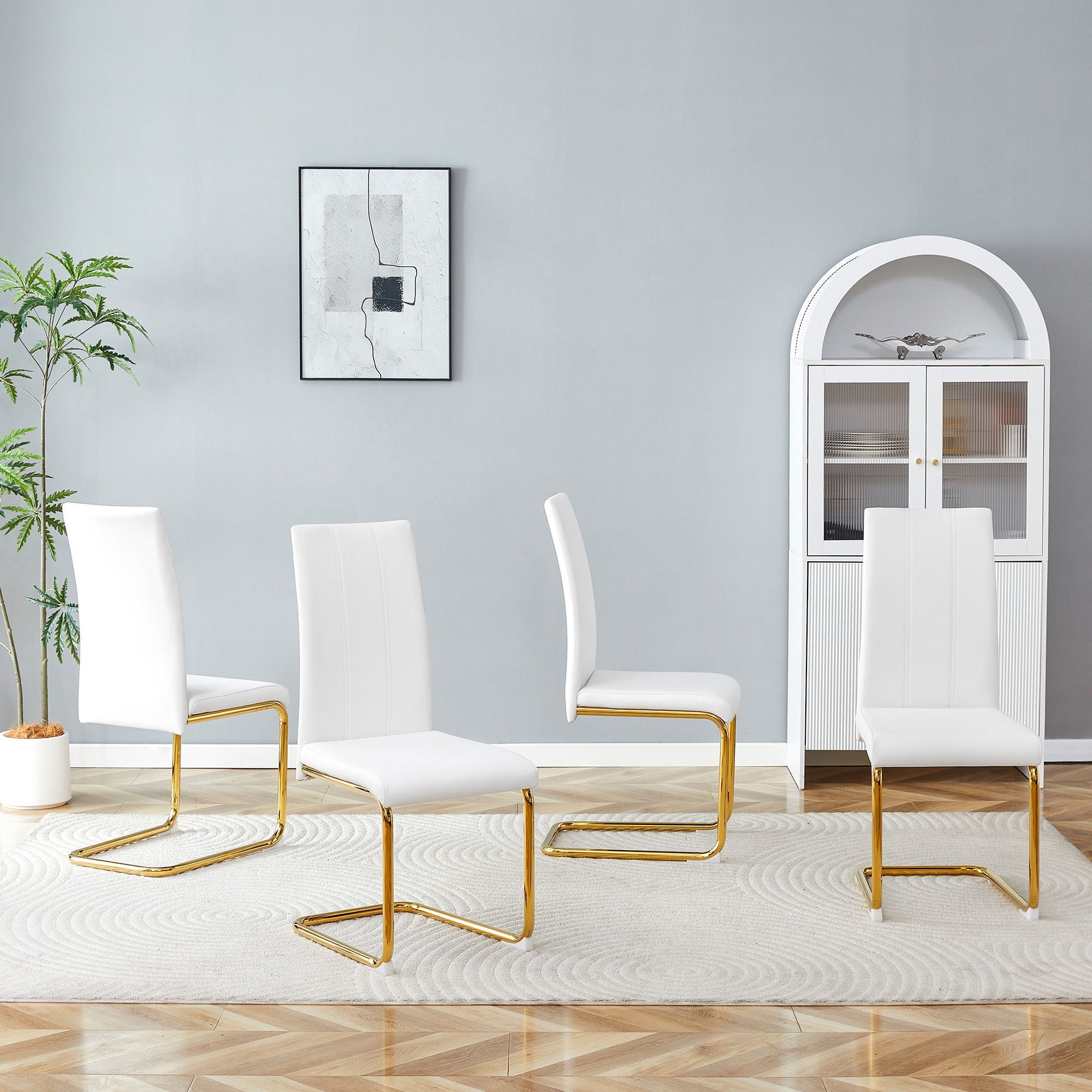 Luxury Aesthetic Upholstered Dining Chairs