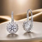 925 Sterling Silver Earrings with Pavé Set CZ for Women