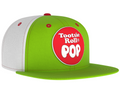 Tootsie Roll Pop Snapback Hat - Retro Trucker Candy Embroidered Skater Ball Cap