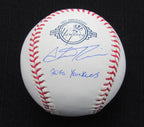 Austin Romine Signed/Auto Yankees 100th OML Baseball JSA Inscr 186705