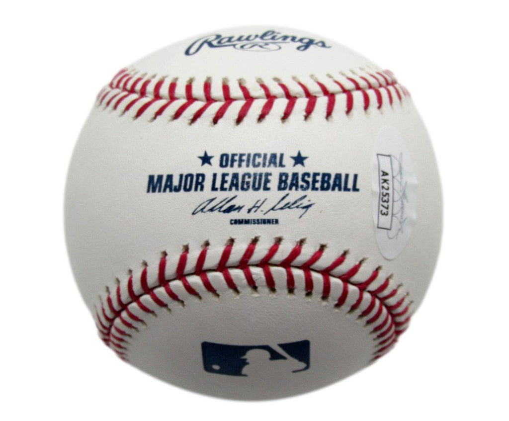 W James Cobbin Autographed OML Baseball Negro League NY Black Yankees JSA 179746