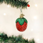 Sparkling Strawberry Ornament