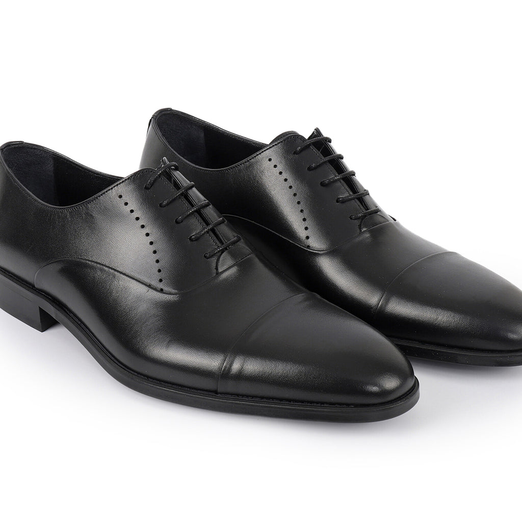 Dinero Cap Toe Oxford Dress Shoes // Black