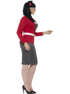 Smiffy's Women's Curves 50's PIn Up Polka Dot Adult Retro Plus Size Costume 2X