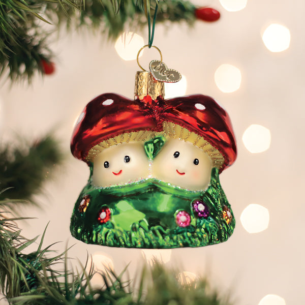Happy Mushrooms Ornament