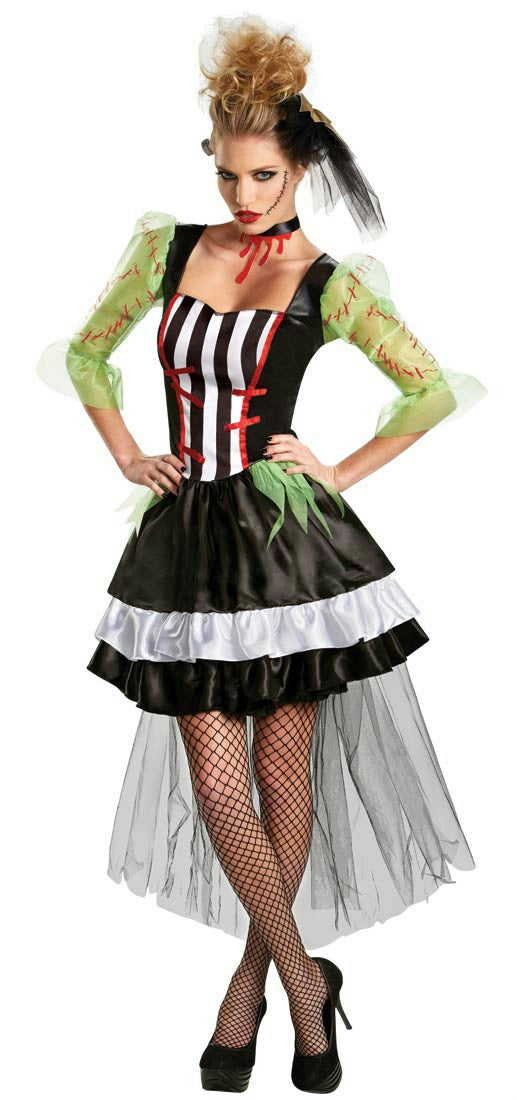 Disguise Monsterous Bride Women's Frankenstein Adult Costume
