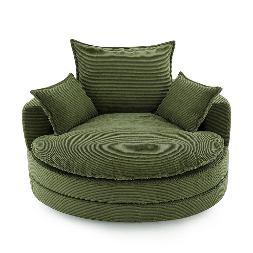 360° Swivel Accent Barrel Chair