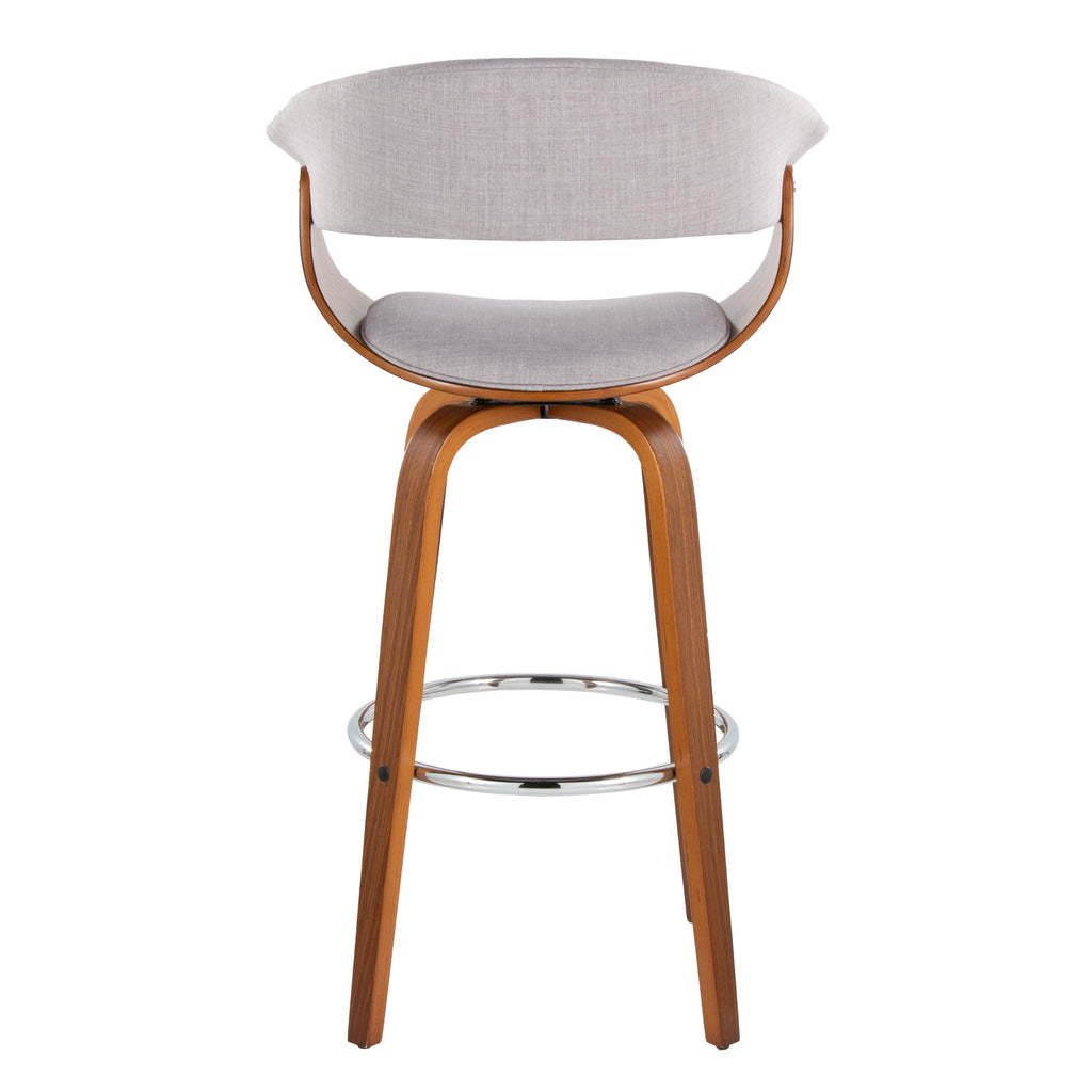 Vintage Mod - Mid Century Modern Fixed Height Barstool
