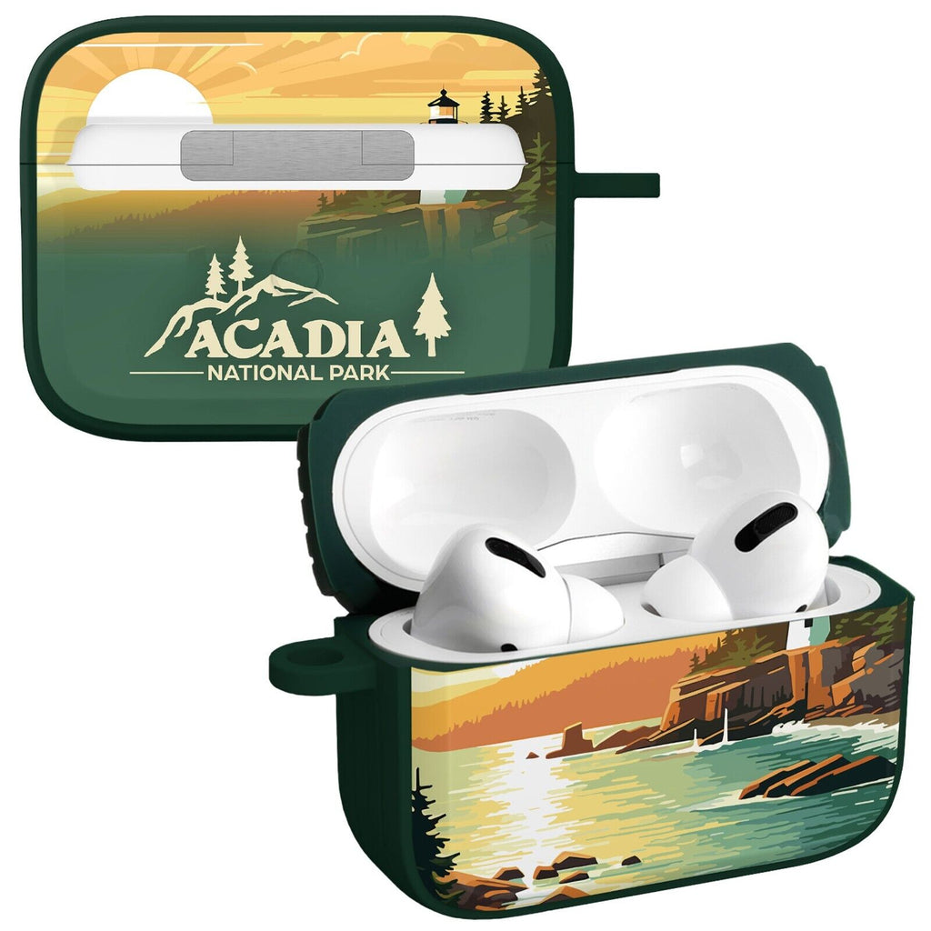 National Parks Acadia HDX Apple Airpods Pro 1 & 2 Case Cover