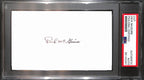Dick McGuire Autographed Cut 3x5 Index Card New York Knicks PSA/DNA 187353