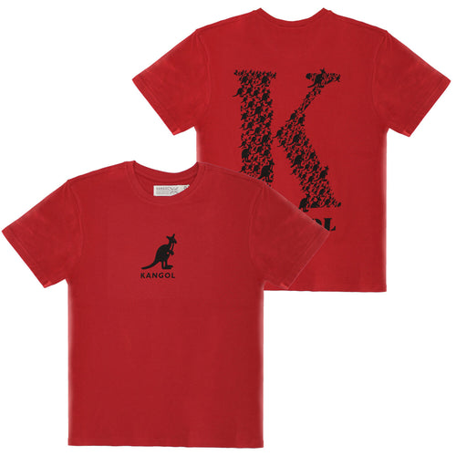 "K" Recycled Graphic Tee // Red