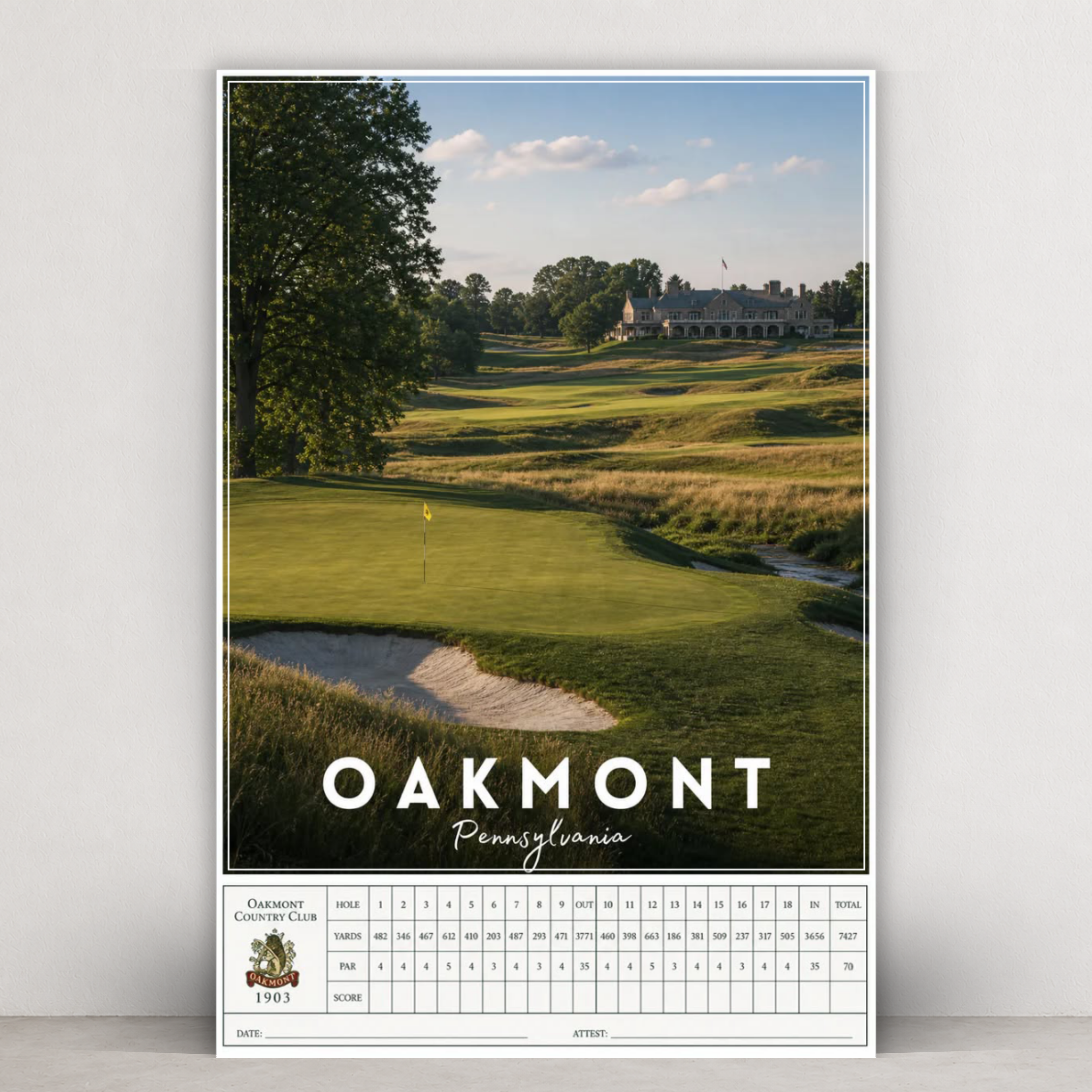 Oakmont  - Scorecard